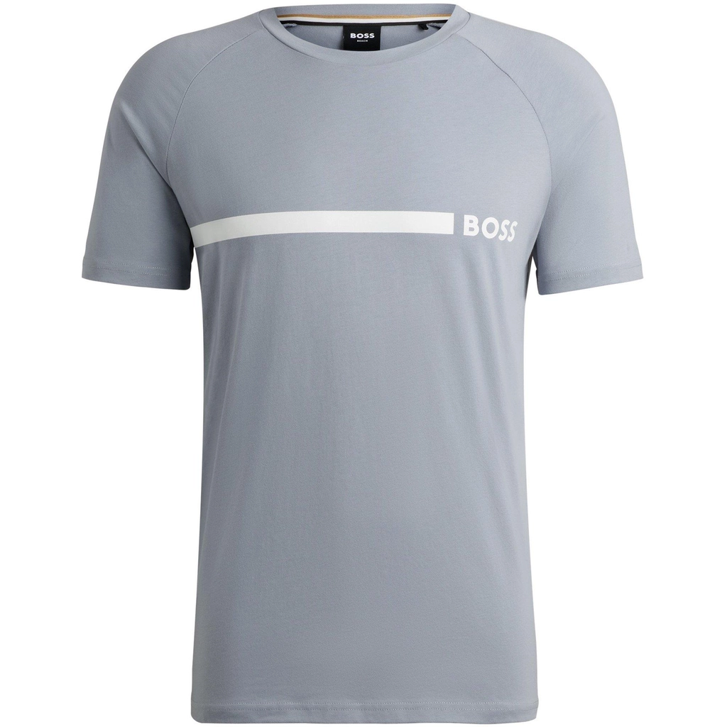 Hugo Boss Logo Slim T Shirt - Silver 040